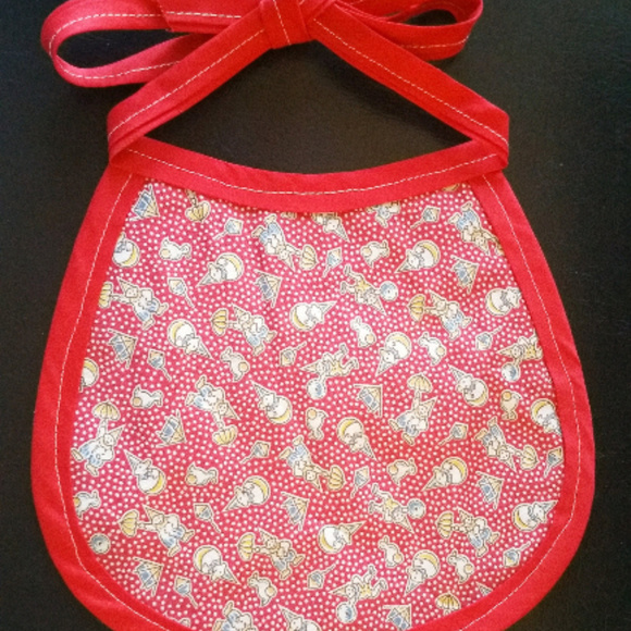 Baby BIB Custom Made NEW Vinyl & Cloth One Of A Ki - Picture 6 of 8